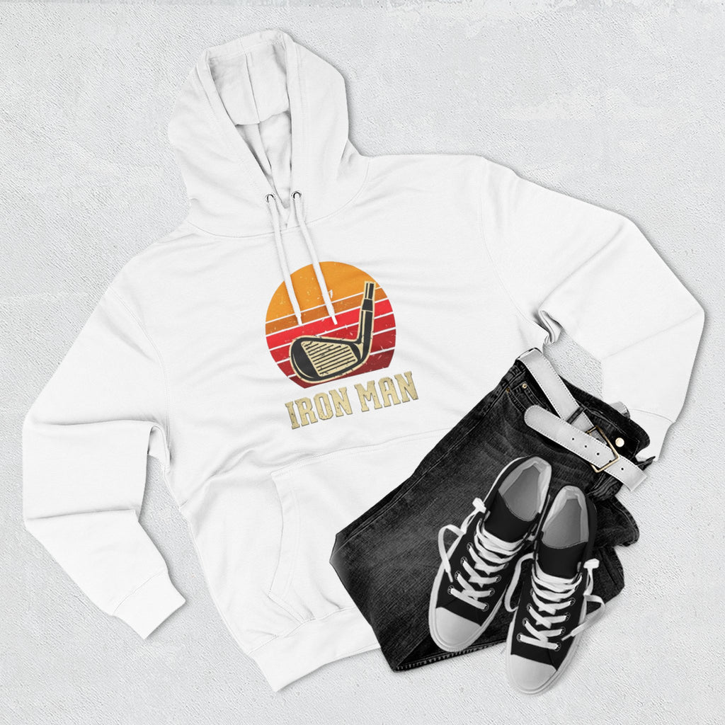 Vintage Sunset Graphic Fleece Hoodie