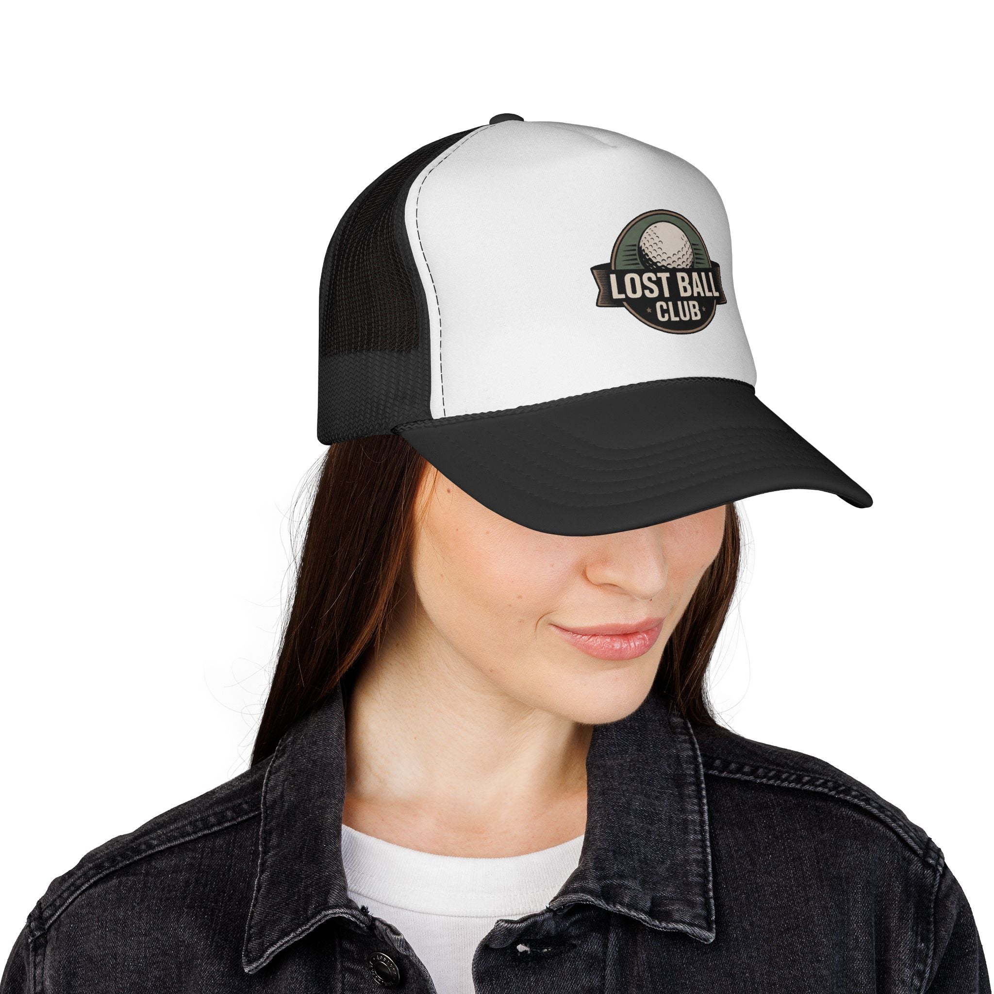 Lost Ball Club Trucker Hat – Vintage Golf Mesh Cap