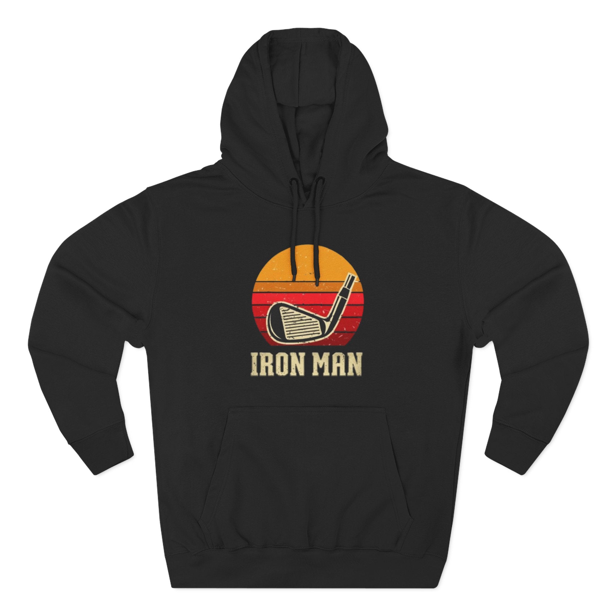 Vintage Sunset Graphic Fleece Hoodie