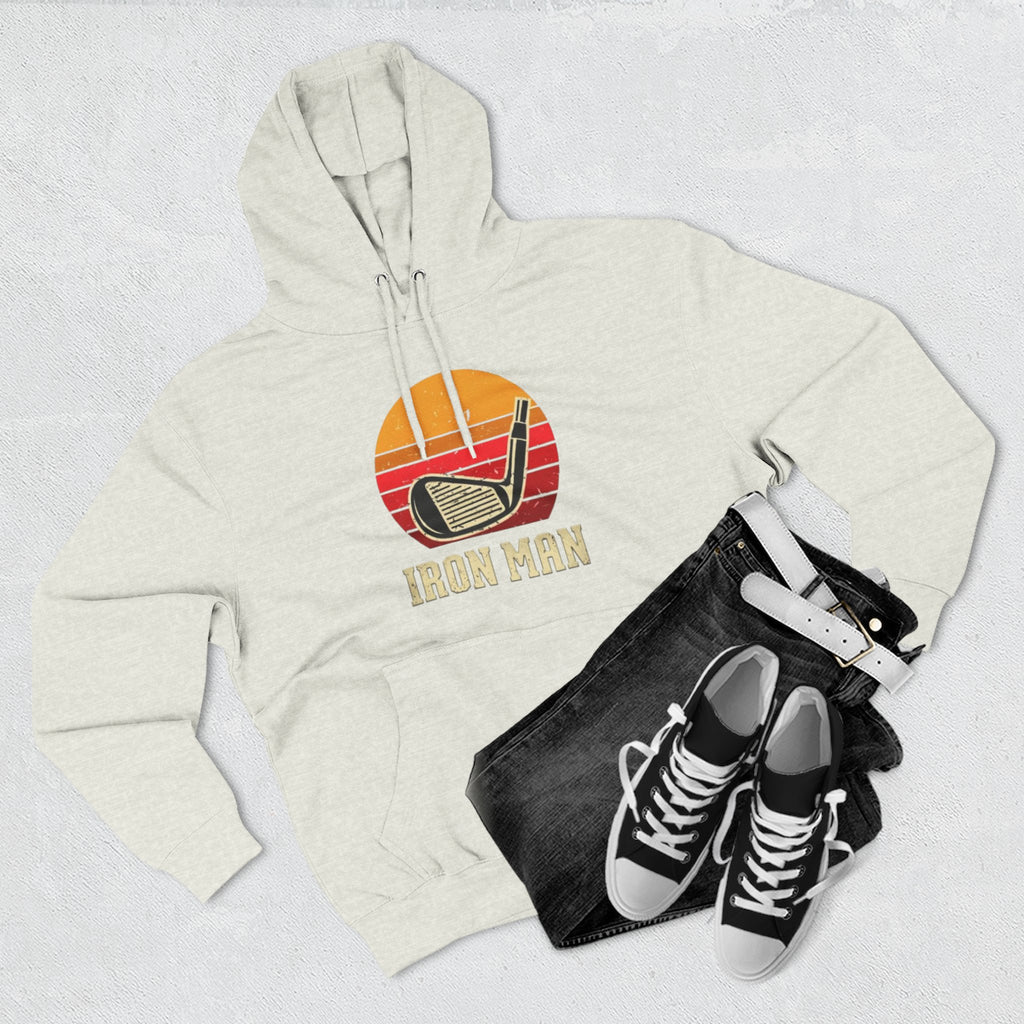 Vintage Sunset Graphic Fleece Hoodie