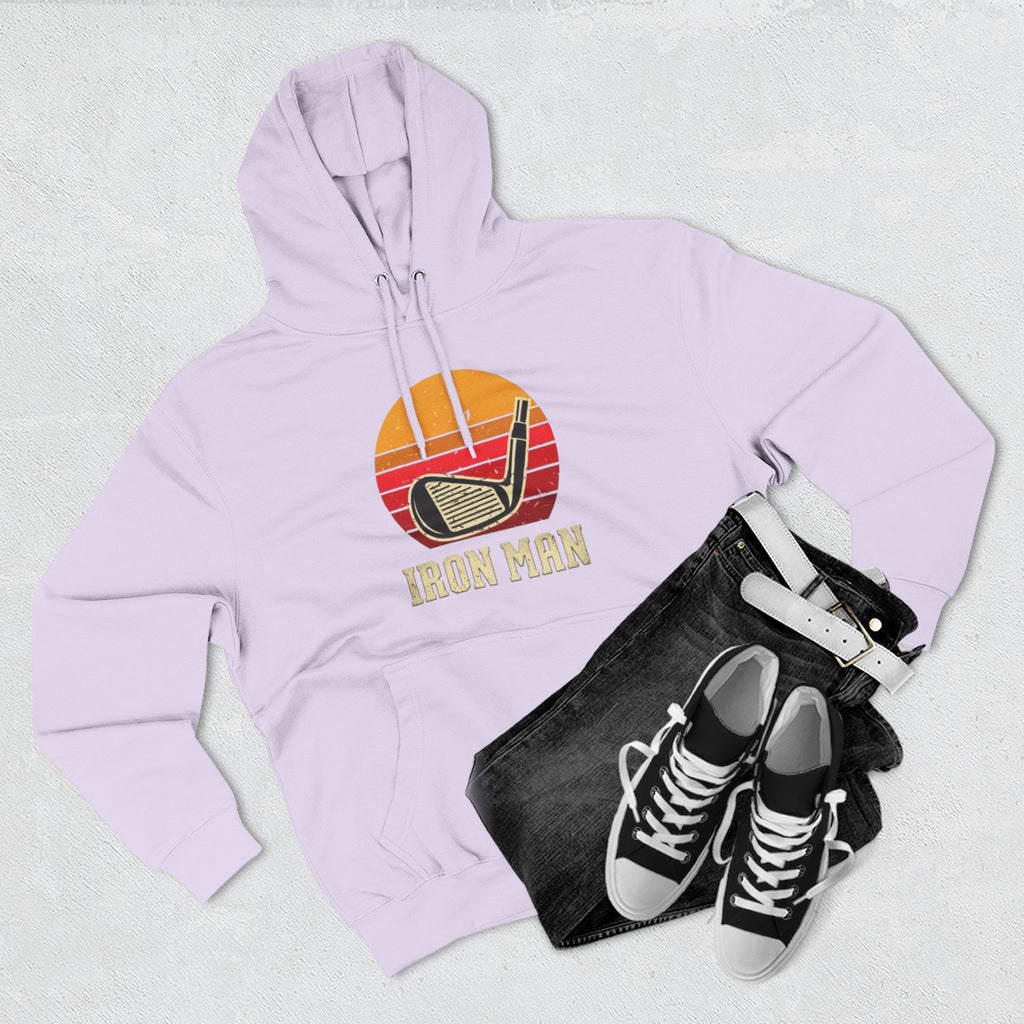Vintage Sunset Graphic Fleece Hoodie