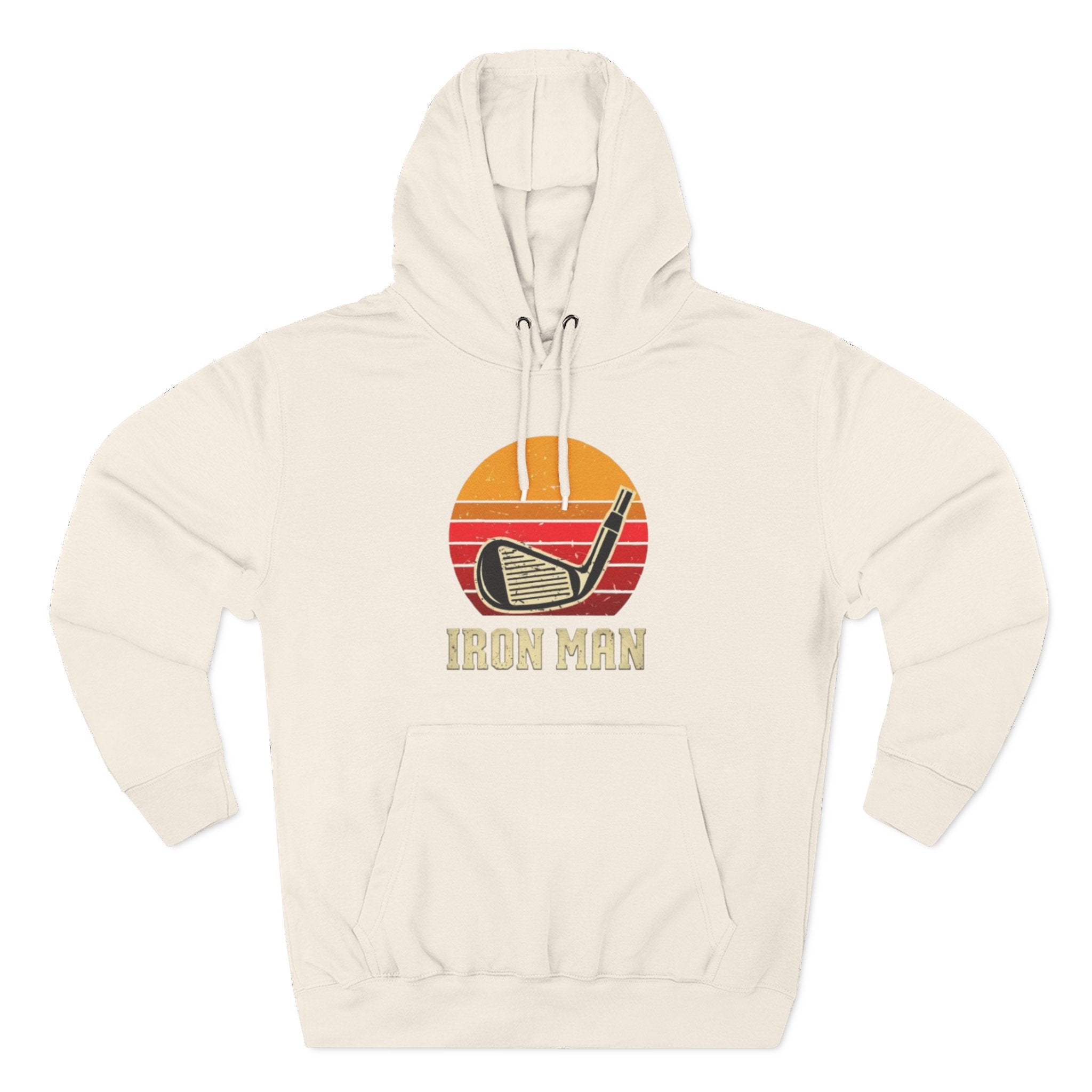 Vintage Sunset Graphic Fleece Hoodie