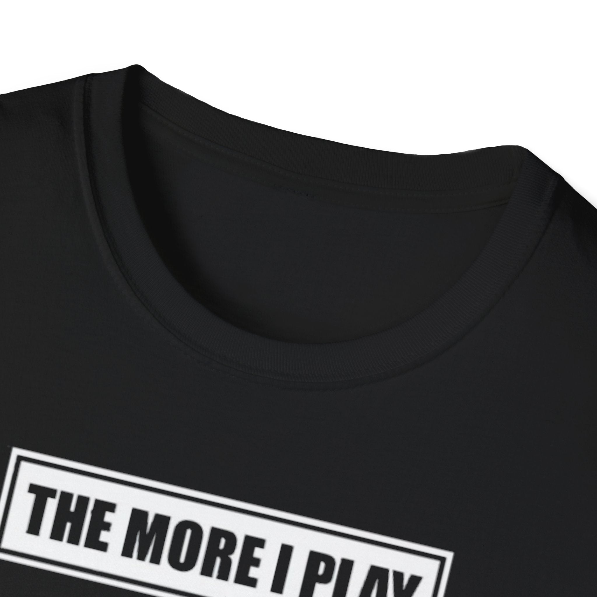 Golf T-Shirt — “The More I Play the More I Can Blame the Wind” Funny Golf Shirt for Golfers