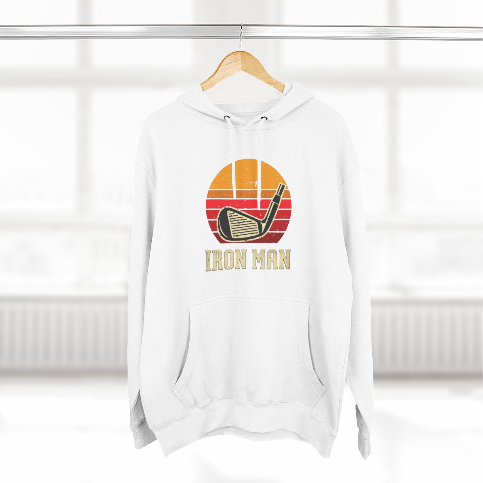 Vintage Sunset Graphic Fleece Hoodie