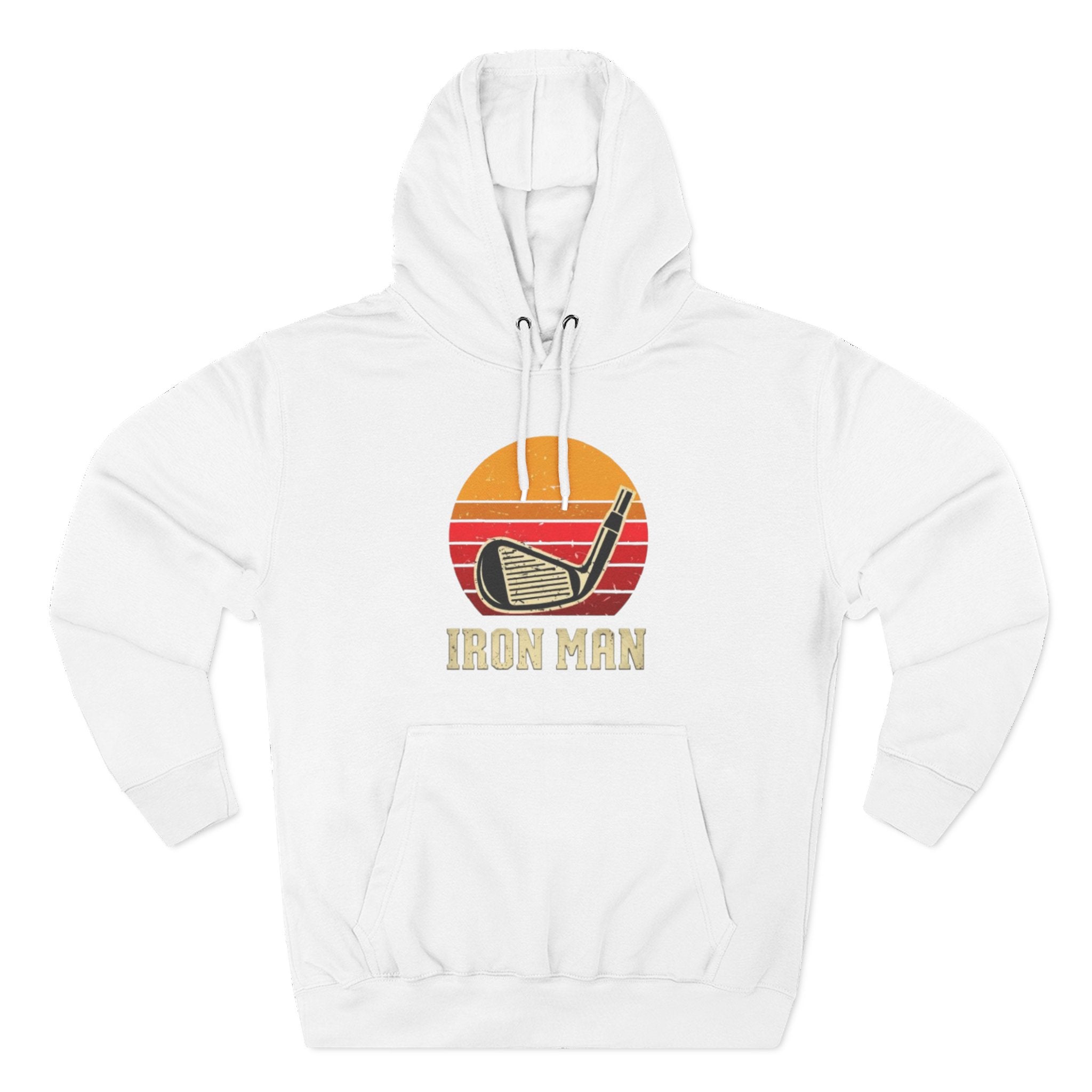 Vintage Sunset Graphic Fleece Hoodie