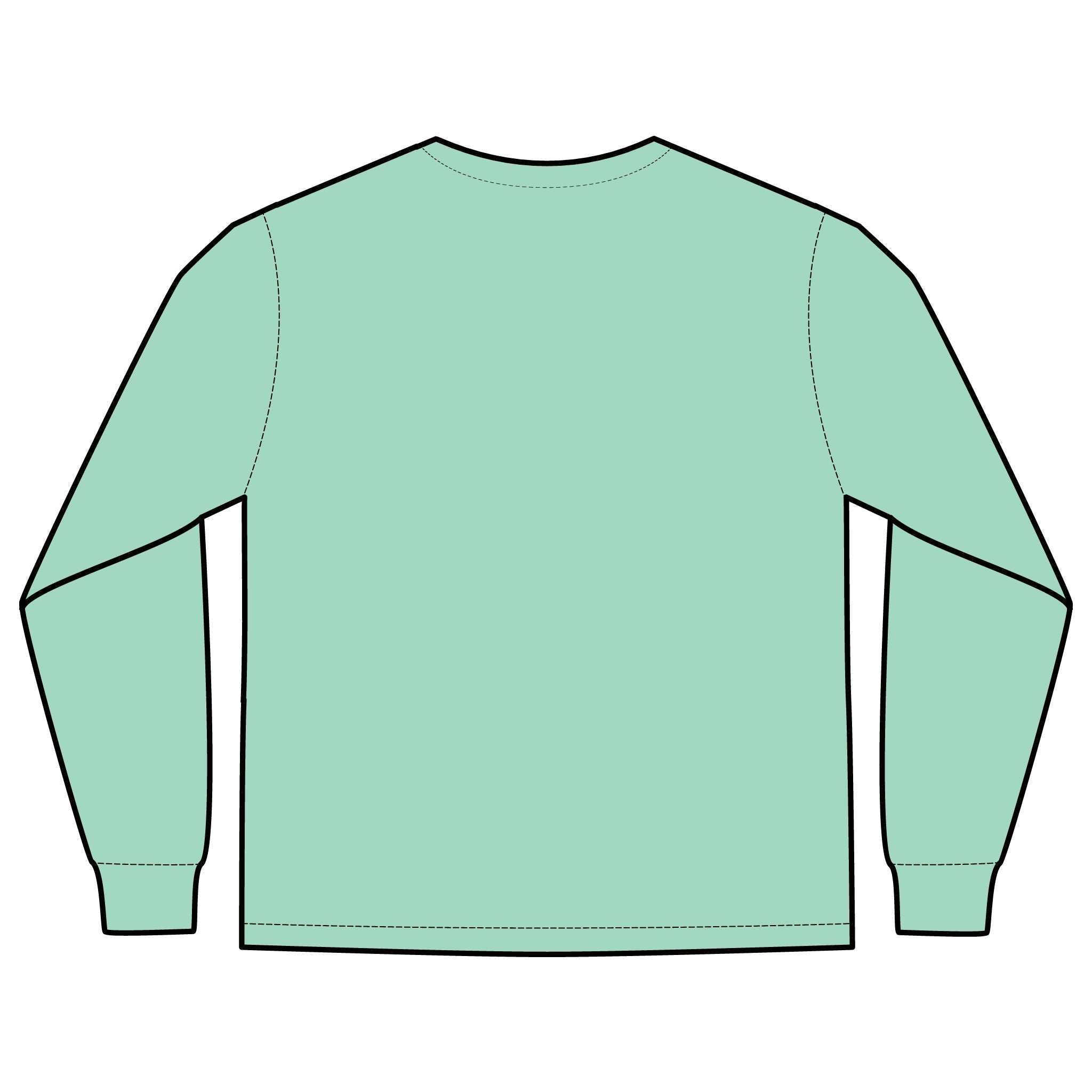 Sunset Surf Pocket Long Sleeve T-Shirt