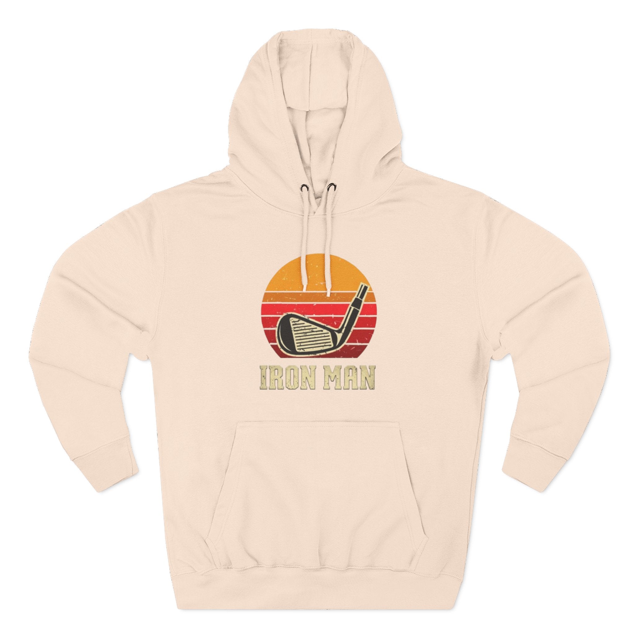 Vintage Sunset Graphic Fleece Hoodie