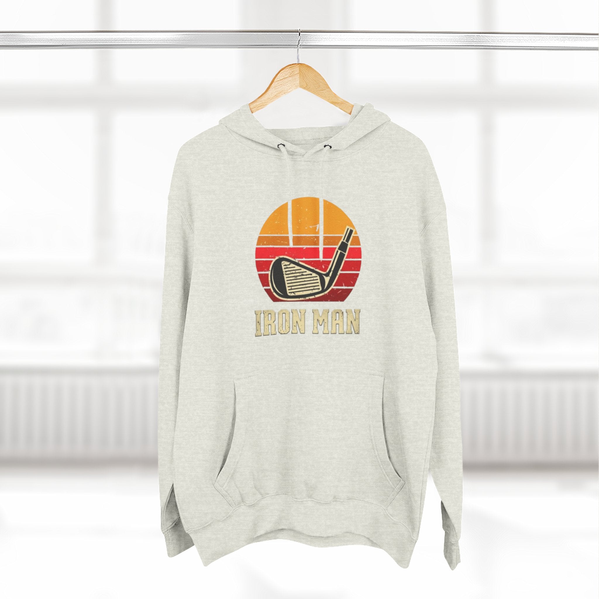 Vintage Sunset Graphic Fleece Hoodie