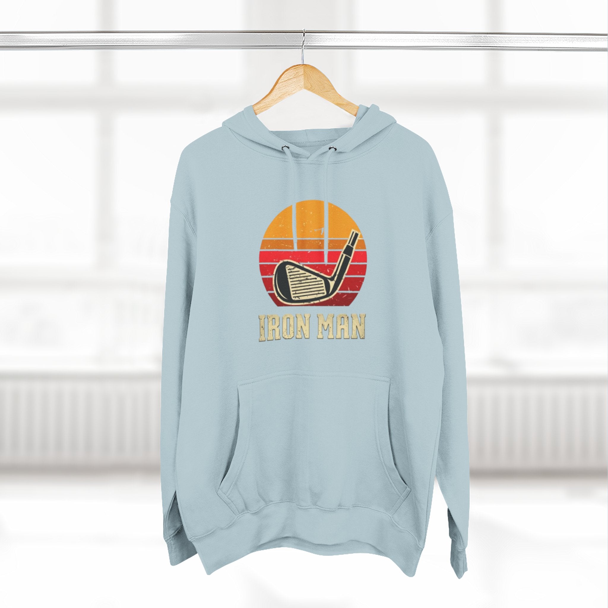 Vintage Sunset Graphic Fleece Hoodie