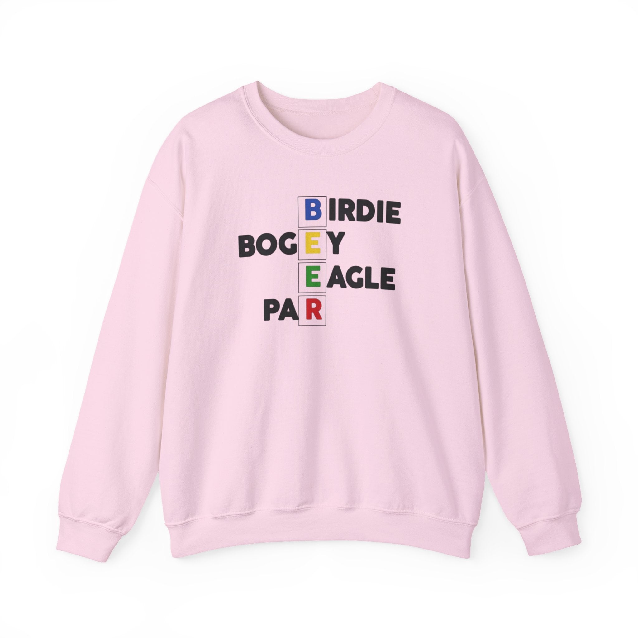 Golf Score Crossword Crewneck Sweatshirt