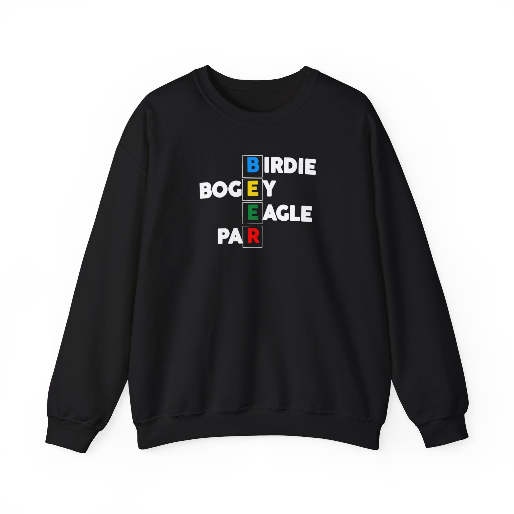 Golf Score Acronym Sweatshirt — Birdie Bogey Eagle Par Crewneck