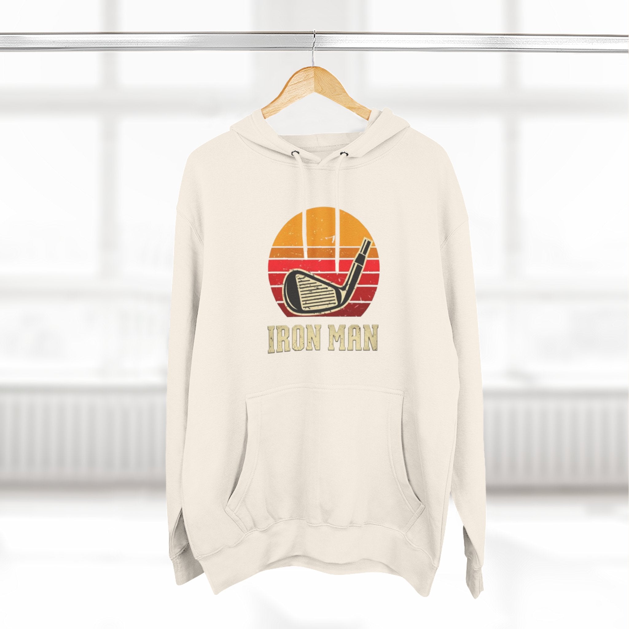 Vintage Sunset Graphic Fleece Hoodie