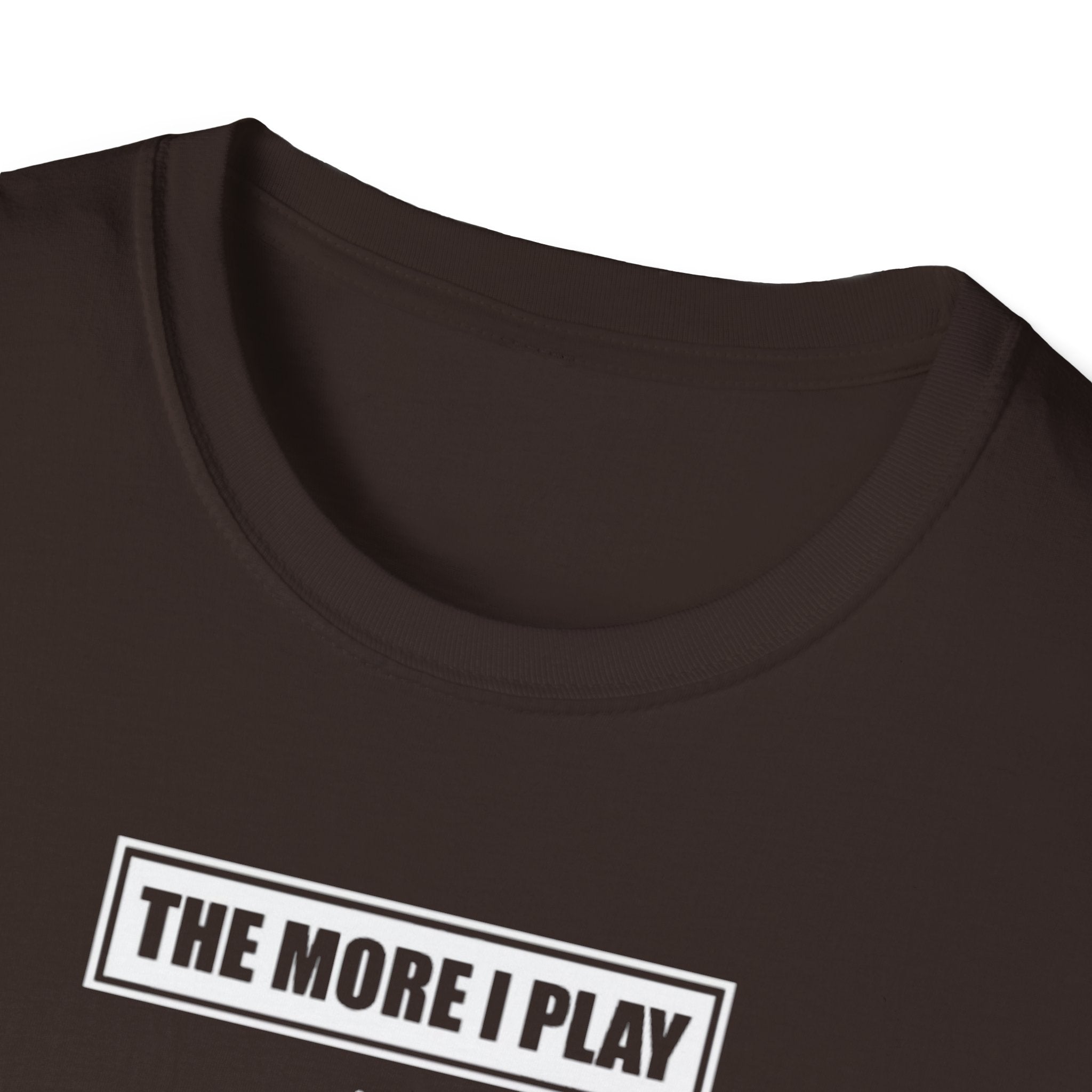 Golf T-Shirt — “The More I Play the More I Can Blame the Wind” Funny Golfing Shirt